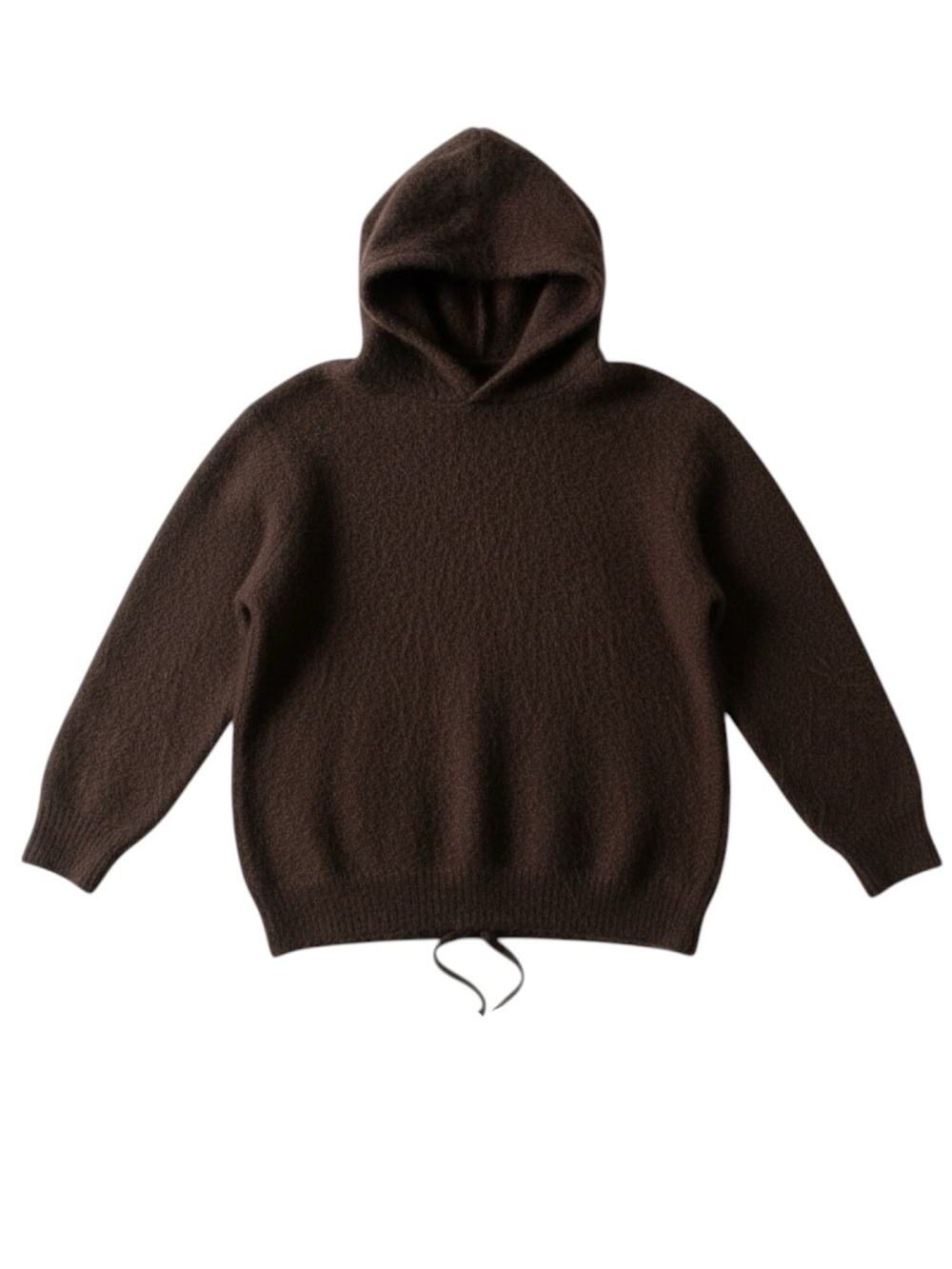 Rundholz Mainline Wool & Raccoon Hair Hooded Sweater